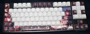 Rare Custom Genshin Impact HAVIT KB487L 89-key Mechanical Keyboard - Picture 1 of 4