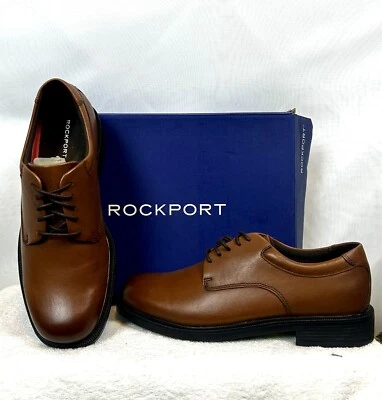 NIB Rockport Margin Men’s Brown Lace Up Leather Oxford Shoes / 8.5 Narrow - Image 1 of 4