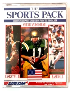The Sports Pack : ZX Spectrum : Gamestar : American Sports Pack : 3X Games - Picture 1 of 7