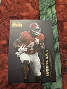 2022 Wild Card MATTE - Black #MB-8 Brian Robinson Jr. (RC) - Picture 1 of 2