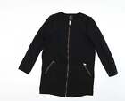 Atmosphere Womens Black Overcoat Coat Size 8