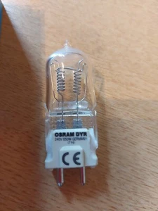 Osram DYR 650w 240v GY9.5 A1/233 halogen display optic 64686 Lamp Bulb A1 233 - Picture 1 of 4