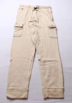 Univibe Big Boys Barry Stretch Fleece Cargo Pull-On Jogger Pants AP2 Khaki Large - Image 1 of 4