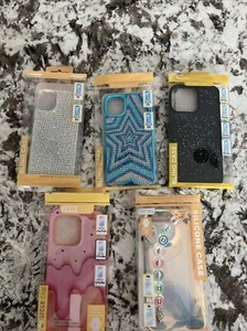 5 Phone Cases Bling Case Iphone11 CR - Photo 1 sur 13