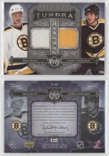 2006 Upper Deck Artifacts Tundra Tandems Silver /25 Brad Boyes Patrice Bergeron