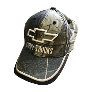 VINTAGE Chevrolet Realtree Trucker Hat Camo Cap Chevy Truck American Hunting - Picture 1 of 3