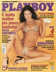 PLAYBOY MAGAZINE BRAZIL # 302 - HELEN GANZAROLLI - SEP 2000 - EXC NM - VERY HOT - Picture 1 of 1