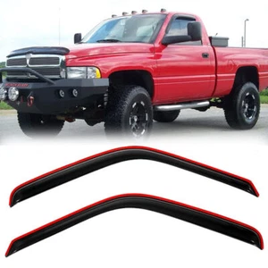 For 94-01 Dodge Ram 1500 2500 3500 In-Channel Window Visor Rain Guards - Picture 1 of 17