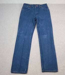 Vintage Wrangler 13MWZ Blue Denim Western Rodeo Cowboy Cut Jeans Men's 32X32 - Picture 1 of 22