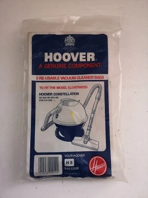 HOOVER H5 Vacuum Cleaner Bags Genuine Original Bags Pack of 5 - Image 1 of 4