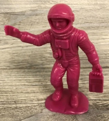 Vintage Tim Mee Toys Galaxy Laser Team Star Patrol Large Figure - Pink Astronaut - Image 1 of 4