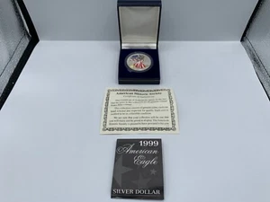1999 American Eagle Walking Liberty Painted 1oz Silver One Dollar Coin - Picture 1 of 5
