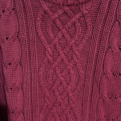 Suéter Jantzen Para Hombre Grande Pullover Rojo Manga Larga De Colección Tejido Textura Espiga Foto 1 de 4