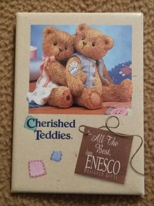 CHERISHED TEDDIES ~ PIN ~ "ALL THE BEST FROM ENESCO DESIGNED GIFTS" - Picture 1 of 2