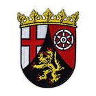 Wappen Rheinland-Pfalz Aufnäher / Abzeichen Bestickt