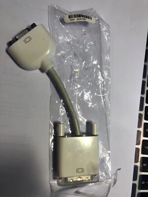 Apple VGA/DVI Cable DVI VGA Adapter Display to Male Female Monitor part 603-8525 - Image 1 of 3