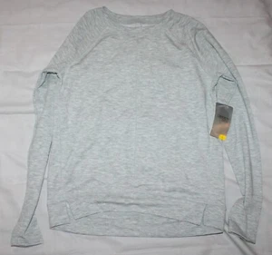 Girls Danskin long sleeve shirt size L 10-12 gray NEW - Picture 1 of 1
