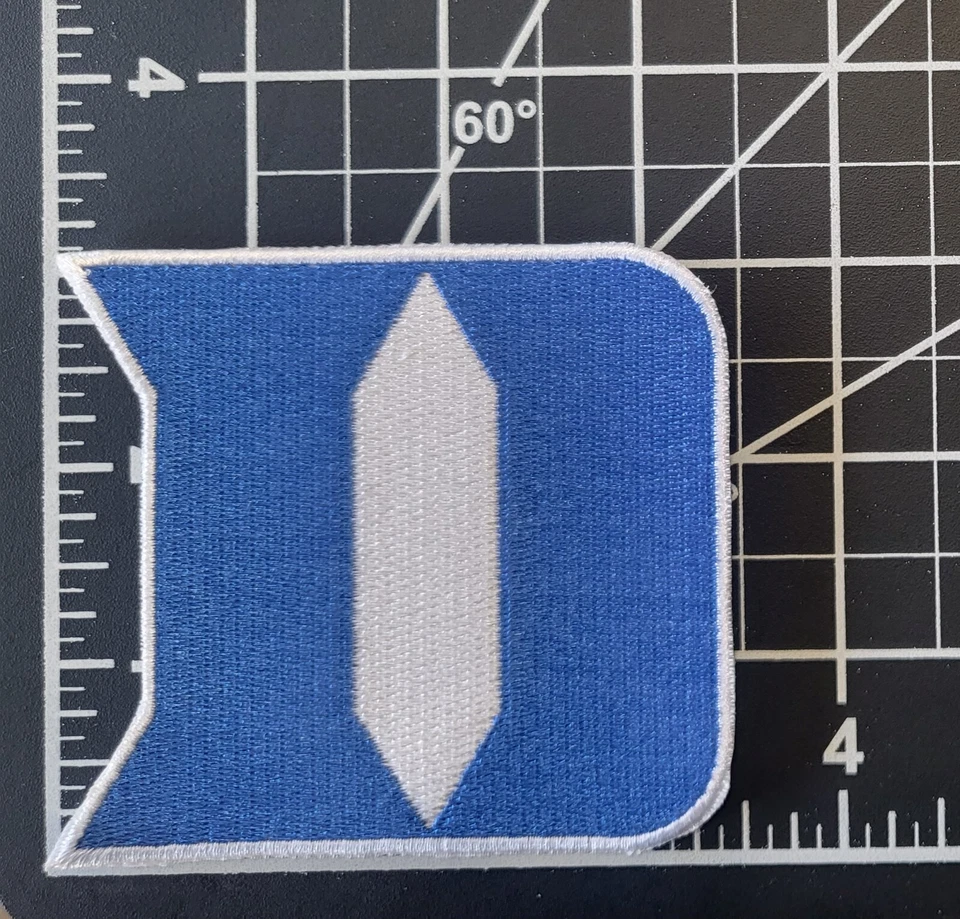 Duke Blue Devils 3.5" Iron or Sew On Embroidered Patch ~FREE Tracking!! - Image 1 of 1