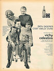 Publicite Advertising 035  1962  Vichy Celestins   Eau Minérale De La Famille