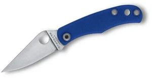 Spyderco Bug Slip Joint Knife Blue G-10 (1.27", Satin, 12c27) - Picture 1 of 1