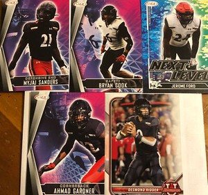 2022 Cincinnati bearcats rookie card 5x card lot  cook ridder ford gardner