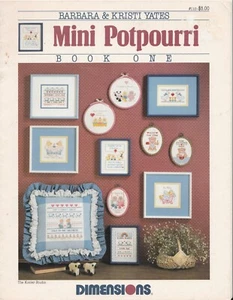 Mini Potpourri Book One Humour Sayings Card Cross Stitch Charts Book Dimensions - Picture 1 of 3