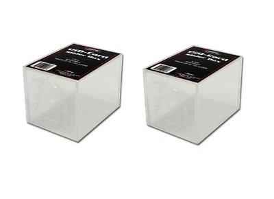 (2-Pack) BCW 2 Piece Plastic Card Storage Box (150 Count Size) Slider Box - Image 1 of 2