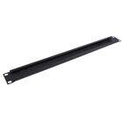 1U 19" Rack Mount Network Cabinet Brush Tidy Panel Bar Slot for Cable