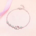 925 Sterling Silver Cute Kitty Charm Bracelet Women Girls Jewellery Gift Uk