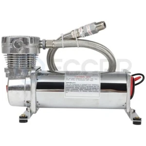 200PSI 12V Air Compressor Kit For Train Horns Air Horn Suspension Kit 3/8" NPT - Picture 1 of 4