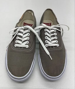 Men’s Levi’s Tan/Gray Canvas Sneakers/Tennis Shoes - Size 10 - Picture 1 of 3