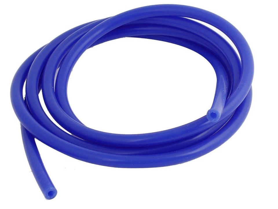 BLUE PETROL FUEL HOSE 5MM MOTORCYCLE QUAD MOTORBIKE ROLLER COMPETITION TUNNING Foto 1 de 1
