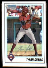 2010 Bowman Chrome Prospects Refractor Tyson Gillies 506/777 #BCP19