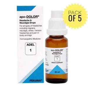 5 X ADEL 1 Gocce Confezione 20ml FATTEX Adel PEKANA Germania OTC Omeopatia - Foto 1 di 4