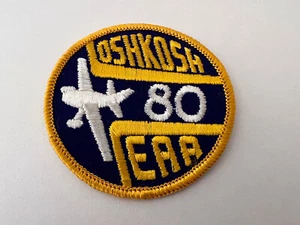 EAA Oshkosh Round Patch 1980 Experimental Aircraft Association - Picture 1 of 3
