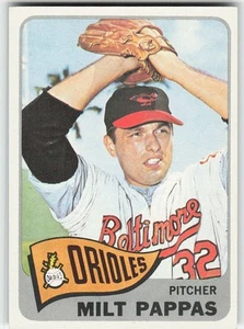1965 Topps #270 Milt Pappas BASEBALL Baltimore Orioles - Picture 1 of 2