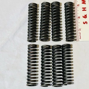 3" x 3/4” Helical Coil Compression Springs Lot Of 8 Vintage - Bild 1 von 4