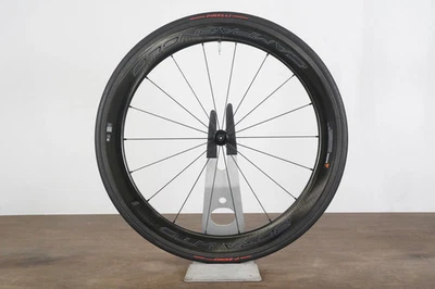 FRONT Campagnolo Bora WTO 60 Carbon Tubeless Clincher Rim Brake Wheel - Image 1 of 4