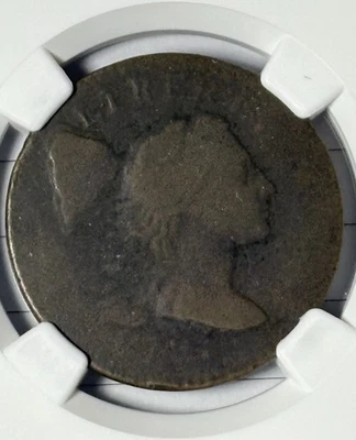 1795 NGC Graded @Rare@ Mint Error *Double Struck* Large Cent. Double Strike. - Image 1 of 4