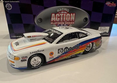 Action 1:24 Daryl Alderman 1997 Mopar Dodge Pro Stock NOS Diecast NHRA Platinum - Image 1 of 4
