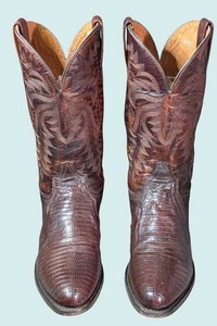 Dan Post Stiefel Winston Herren Caiman Western Exotisch Leder Cowboy Größe 9,5 - Bild 1 von 10