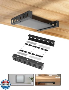 NOTMBESTM Under Desk Mount Holder or Wall Mount, Fit for Laptop, Keyboard, Ro - Afbeelding 1 van 5