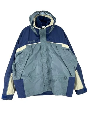 Vintage Columbia Men's 2 IN 1 Fleece & Jacket Hooded Coat Size XL - Image 1 of 4