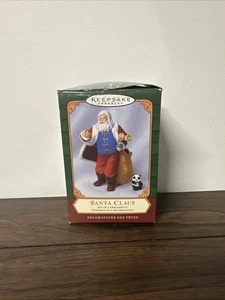 2001 Hallmark Keepsake "Santa Claus" set of 2 ornaments- 1 - Picture 1 of 4
