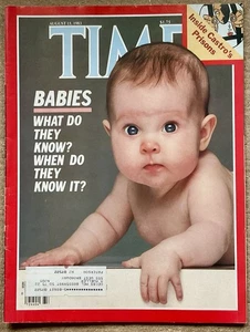 TIME Magazine VTG Issue - August 15, 1980 w/ Babies • The Police • John Gielgud - Picture 1 of 10