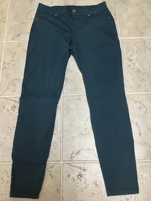 Pantalones chinos para mujer Maurices azul verdoso verde M regular mezcla elástica Foto 1 de 4