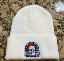 Colorado Breckenridge Winter Hat One Size Ski Country White With Logo