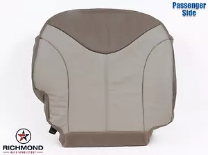 GMC Sierra C3 2001 - cubierta de asiento de cuero de repuesto inferior de pasajero 2 tonos tostado - Imagen 1 de 11