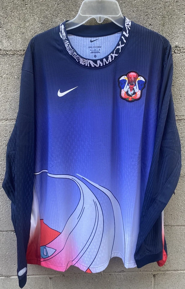 Camiseta masculina GG FD6332-451 nova com etiquetas Nike SB ADV 2024 Olympics EUA skateboarding LS FD6332-451 - Imagem 1 de 4