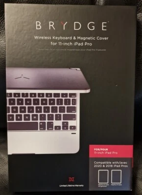 BRYDGE Wireless Keyboard with trackpad & Magnetic Cover for 11" iPad Pro New - Image 1 of 4